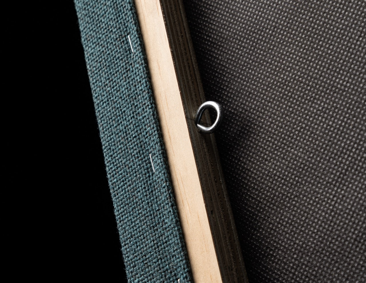 closeup of backside of acoustic panel