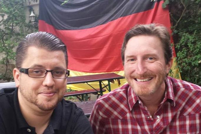 Lukas Rimbach with Glenn Kuras