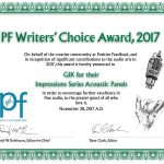 Permalink to: Positive Feedback 2017 Writer's Choice Award