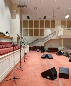 absorption panels church acoustics