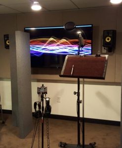 GIK Acoustics Screen panels in EIF Voiceover Lab