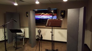 GIK Acoustics Screen panels in EIF Voiceover Lab