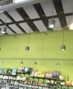 Clay Corner Studio GIK Acoustics 242 Acoustic Panels on ceiling