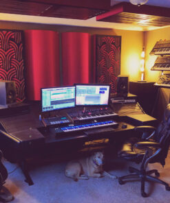 GIK Acoustics Home Studio with Gatsby and Ceiling Alpha Series Bass Traps