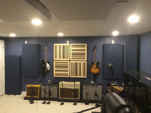 Melissa Warneck GIK Acoustics ceiling clouds bass traps studio