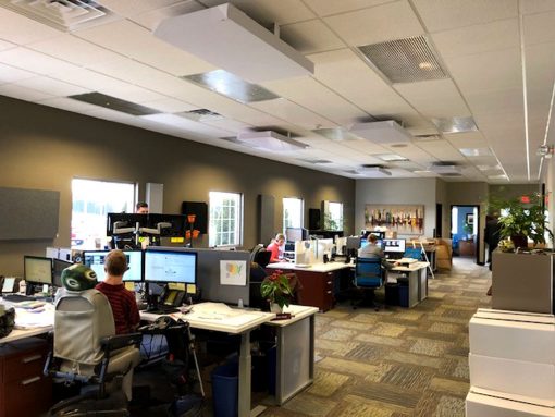 Shaun Schroeder JSA insurance Green Bay GIK Acoustic panels and ceiling clouds