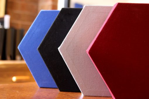 GIK Acoustics Hexagon Decorative Acoustic Panels in many colors