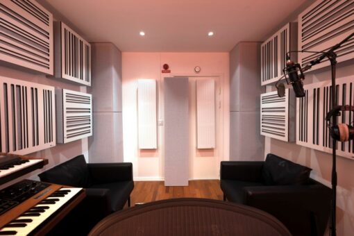 Recording Studio using GIK Acoustics Alpha Series panels and Soffit Bass Trap _ Ollipop Studio