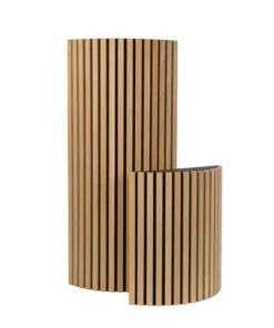 SlatFusor PL - Poly-Cylindrical Wood Slat Diffuser